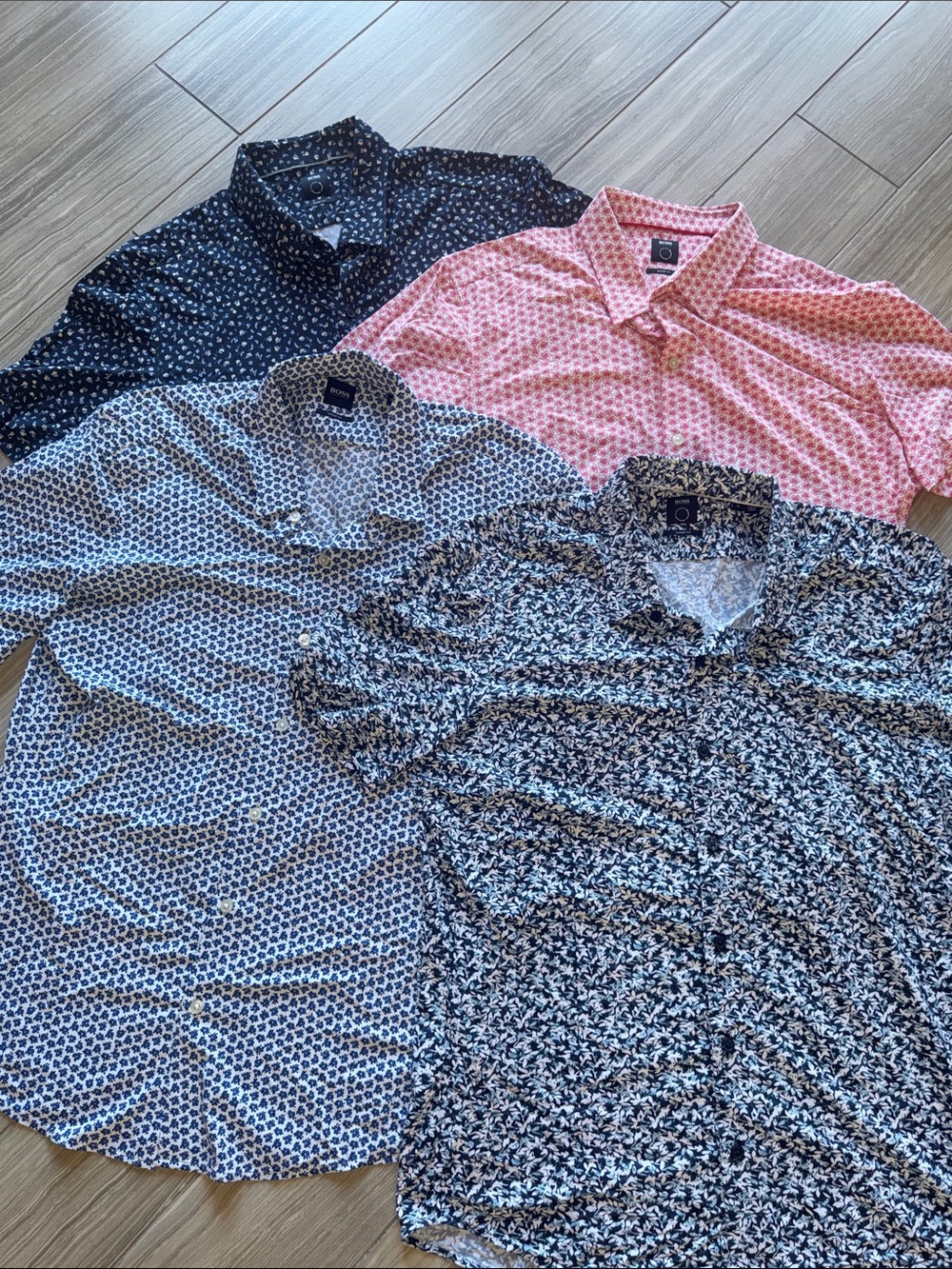 Hugo Boss Robb Short Sleeve Stretch Shirt